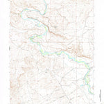 United States Geological Survey Overland Crossing, WY (1955, 24000-Scale) digital map
