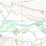 United States Geological Survey Overland Crossing, WY (1955, 24000-Scale) digital map