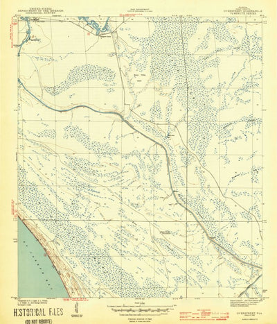 United States Geological Survey Overstreet, FL (1943, 31680-Scale) digital map