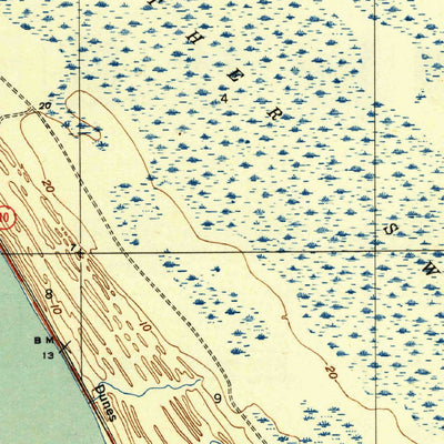 United States Geological Survey Overstreet, FL (1943, 31680-Scale) digital map
