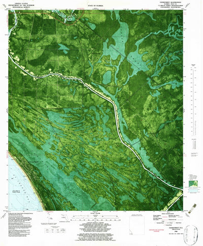 United States Geological Survey Overstreet, FL (1982, 24000-Scale) digital map