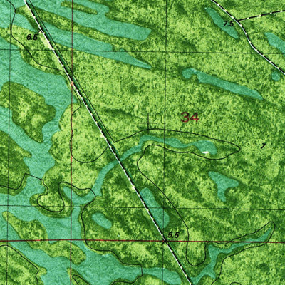 United States Geological Survey Overstreet, FL (1982, 24000-Scale) digital map