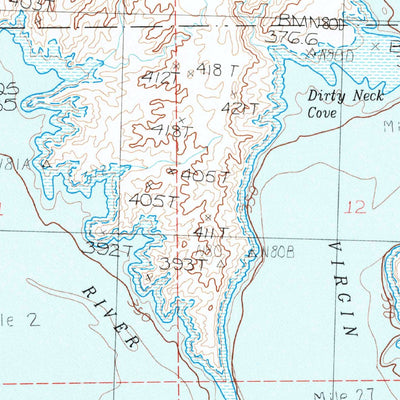 United States Geological Survey Overton Beach, NV (1983, 24000-Scale) digital map