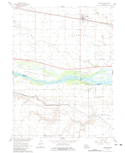 United States Geological Survey Overton, NE (1962, 24000-Scale) digital map