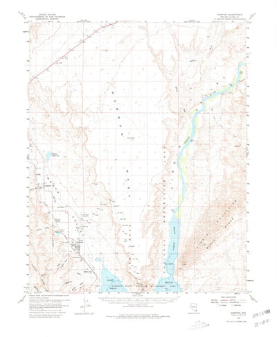 United States Geological Survey Overton, NV (1958, 62500-Scale) digital map