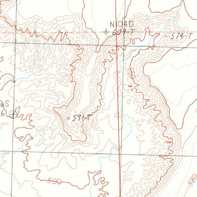 United States Geological Survey Overton NW, NV (1983, 24000-Scale) digital map