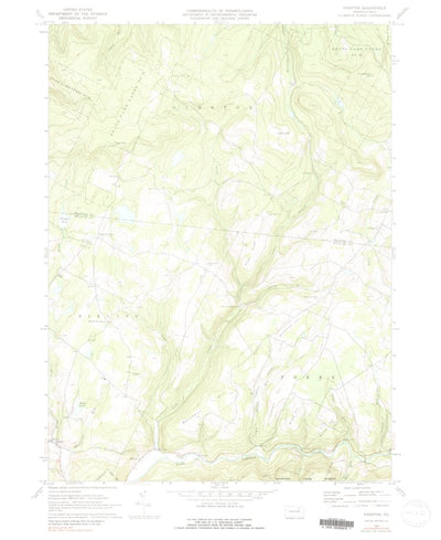 United States Geological Survey Overton, PA (1970, 24000-Scale) digital map