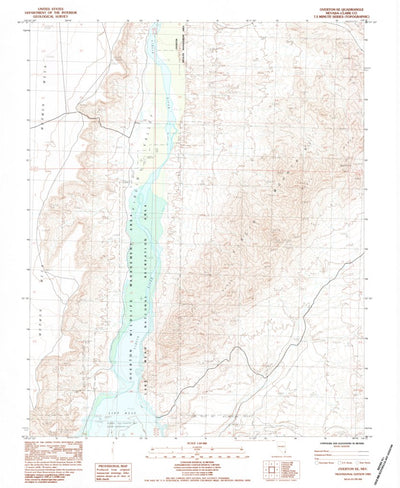 United States Geological Survey Overton SE, NV (1983, 24000-Scale) digital map