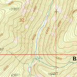 United States Geological Survey Overwhich Falls, MT-ID (1991, 24000-Scale) digital map
