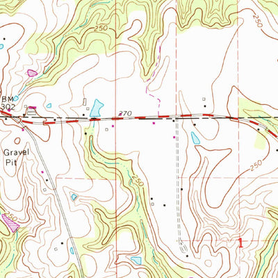 United States Geological Survey Ovett, MS (1964, 24000-Scale) digital map