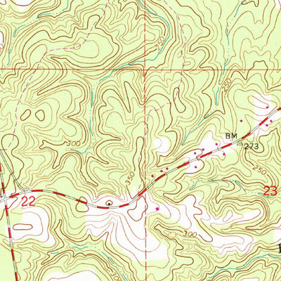 United States Geological Survey Ovett, MS (1964, 24000-Scale) digital map
