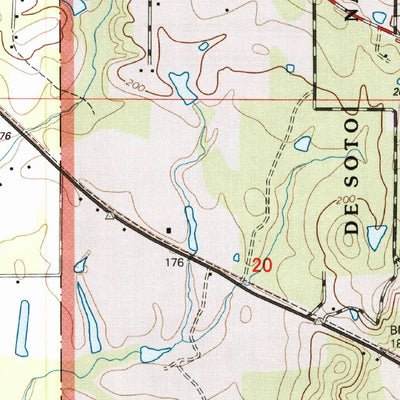 United States Geological Survey Ovett, MS (2000, 24000-Scale) digital map
