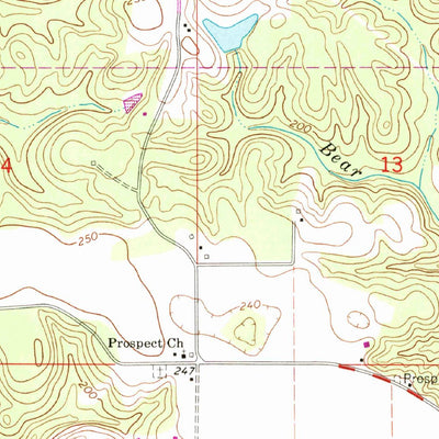 United States Geological Survey Ovett SE, MS (1964, 24000-Scale) digital map