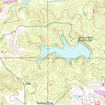 United States Geological Survey Ovett SE, MS (1964, 24000-Scale) digital map