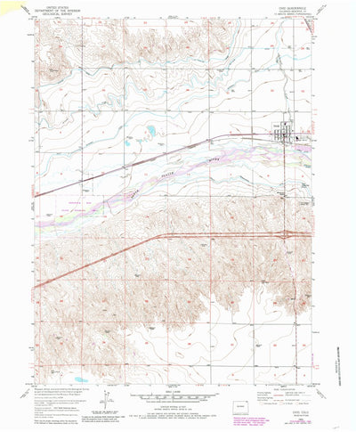 United States Geological Survey Ovid, CO (1953, 24000-Scale) digital map