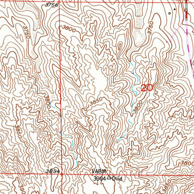 United States Geological Survey Ovid, CO (1953, 24000-Scale) digital map