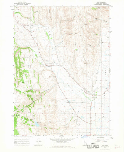 United States Geological Survey Ovid, ID (1967, 24000-Scale) digital map
