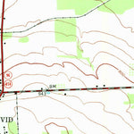 United States Geological Survey Ovid, NY (1942, 24000-Scale) digital map