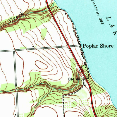 United States Geological Survey Ovid, NY (1942, 24000-Scale) digital map