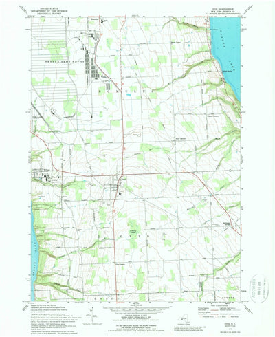 United States Geological Survey Ovid, NY (1970, 24000-Scale) digital map