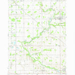 United States Geological Survey Ovid West, MI (1974, 24000-Scale) digital map