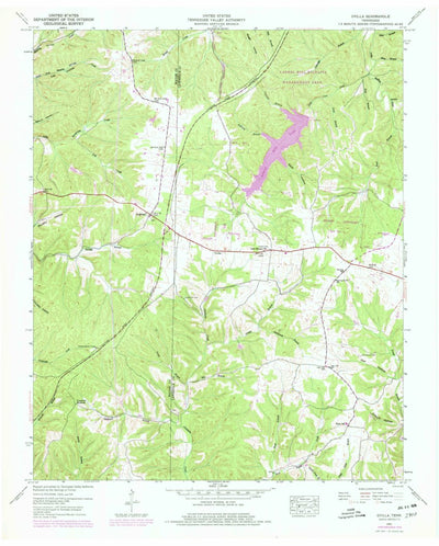 United States Geological Survey Ovilla, TN (1951, 24000-Scale) digital map