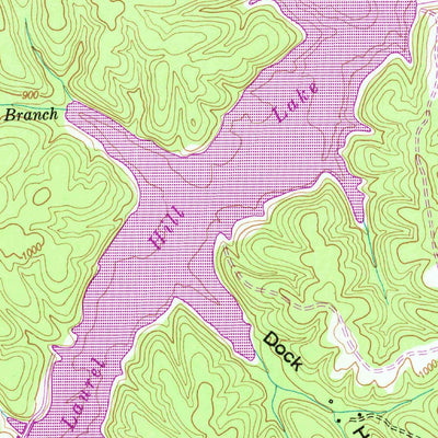 United States Geological Survey Ovilla, TN (1951, 24000-Scale) digital map