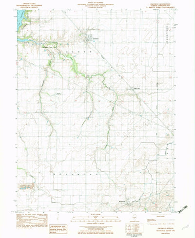 United States Geological Survey Owaneco, IL (1982, 24000-Scale) digital map