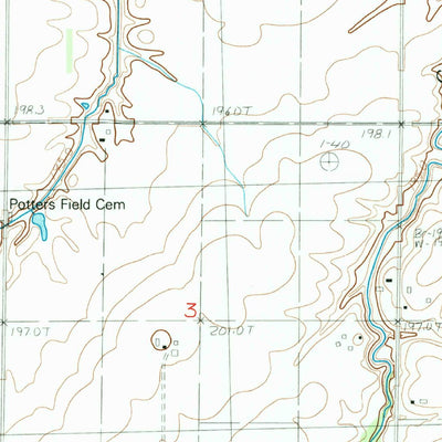 United States Geological Survey Owaneco, IL (1982, 24000-Scale) digital map