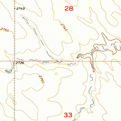 United States Geological Survey Owanka NE, SD (1957, 24000-Scale) digital map