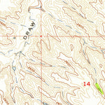 United States Geological Survey Owanka NE, SD (1957, 24000-Scale) digital map