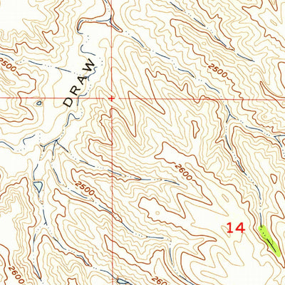 United States Geological Survey Owanka NE, SD (1957, 24000-Scale) digital map