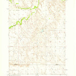 United States Geological Survey Owanka NW, SD (1957, 24000-Scale) digital map