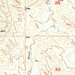 United States Geological Survey Owanka NW, SD (1957, 24000-Scale) digital map