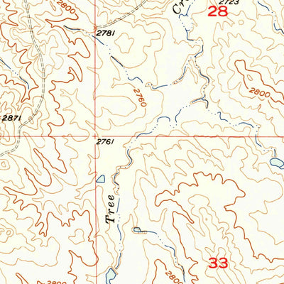 United States Geological Survey Owanka NW, SD (1957, 24000-Scale) digital map