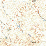 United States Geological Survey Owanka NW, SD (1957, 24000-Scale) digital map