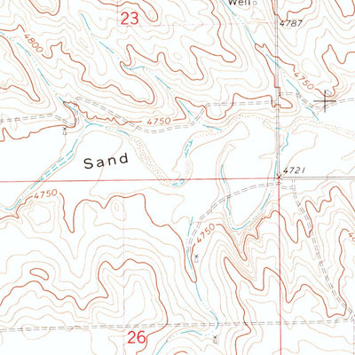 United States Geological Survey Owasco, NE (1972, 24000-Scale) digital map