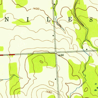 United States Geological Survey Owasco, NY (1943, 24000-Scale) digital map