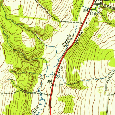 United States Geological Survey Owasco, NY (1943, 24000-Scale) digital map