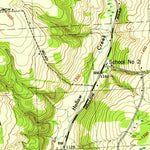 United States Geological Survey Owasco, NY (1943, 31680-Scale) digital map