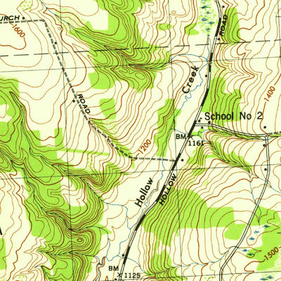 United States Geological Survey Owasco, NY (1943, 31680-Scale) digital map