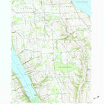 United States Geological Survey Owasco, NY (1955, 24000-Scale) digital map