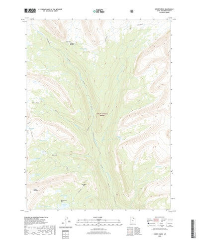 United States Geological Survey Oweep Creek, UT (2020, 24000-Scale) digital map