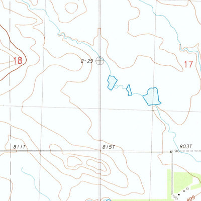 United States Geological Survey Owen Lake, SD (1983, 24000-Scale) digital map