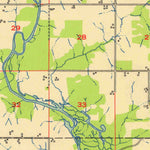 United States Geological Survey Owen, WI (1953, 48000-Scale) digital map