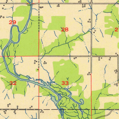 United States Geological Survey Owen, WI (1953, 48000-Scale) digital map