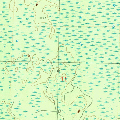 United States Geological Survey Owens Bridge, FL (1990, 24000-Scale) digital map