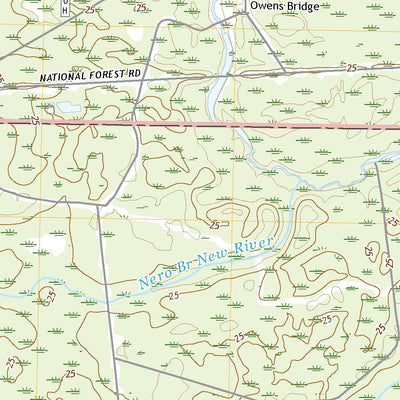 United States Geological Survey Owens Bridge, FL (2021, 24000-Scale) digital map