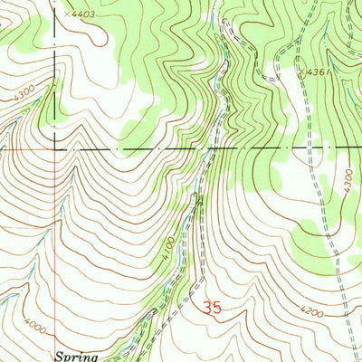 United States Geological Survey Owens Butte, OR (1967, 24000-Scale) digital map