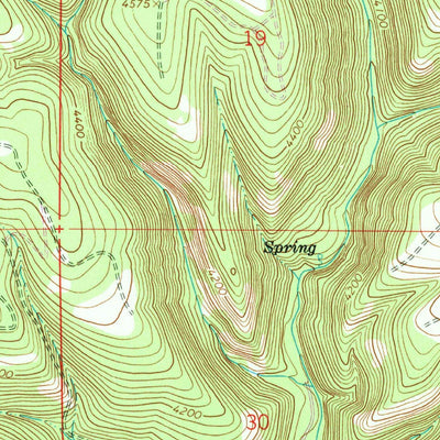 United States Geological Survey Owens Butte, OR (1967, 24000-Scale) digital map
